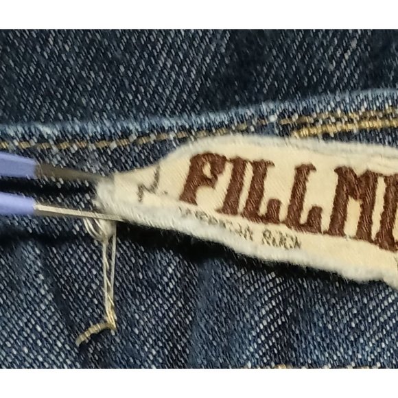Fillmore American Rock Jeans Womens 35 in Waist Size 31 Dark Wash Denim Straight - Picture 14 of 15